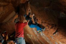 Bouldering in Hueco Tanks on 01/08/2020 with Blue Lizard Climbing and Yoga

Filename: SRM_20200108_1528080.jpg
Aperture: f/5.6
Shutter Speed: 1/250
Body: Canon EOS-1D Mark II
Lens: Canon EF 16-35mm f/2.8 L