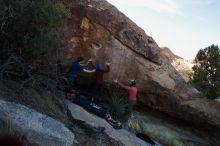 Bouldering in Hueco Tanks on 01/12/2020 with Blue Lizard Climbing and Yoga

Filename: SRM_20200112_1623191.jpg
Aperture: f/8.0
Shutter Speed: 1/250
Body: Canon EOS-1D Mark II
Lens: Canon EF 16-35mm f/2.8 L