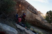 Bouldering in Hueco Tanks on 01/12/2020 with Blue Lizard Climbing and Yoga

Filename: SRM_20200112_1624100.jpg
Aperture: f/8.0
Shutter Speed: 1/250
Body: Canon EOS-1D Mark II
Lens: Canon EF 16-35mm f/2.8 L