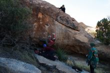 Bouldering in Hueco Tanks on 01/12/2020 with Blue Lizard Climbing and Yoga

Filename: SRM_20200112_1631150.jpg
Aperture: f/8.0
Shutter Speed: 1/250
Body: Canon EOS-1D Mark II
Lens: Canon EF 16-35mm f/2.8 L