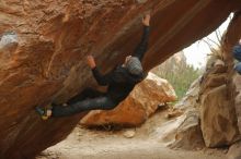 Bouldering in Hueco Tanks on 01/16/2020 with Blue Lizard Climbing and Yoga

Filename: SRM_20200116_1131030.jpg
Aperture: f/3.5
Shutter Speed: 1/400
Body: Canon EOS-1D Mark II
Lens: Canon EF 50mm f/1.8 II