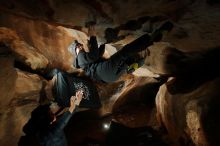 Bouldering in Hueco Tanks on 01/16/2020 with Blue Lizard Climbing and Yoga

Filename: SRM_20200116_1714570.jpg
Aperture: f/8.0
Shutter Speed: 1/250
Body: Canon EOS-1D Mark II
Lens: Canon EF 16-35mm f/2.8 L