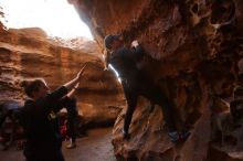 Bouldering in Hueco Tanks on 01/26/2020 with Blue Lizard Climbing and Yoga

Filename: SRM_20200126_1215540.jpg
Aperture: f/3.5
Shutter Speed: 1/125
Body: Canon EOS-1D Mark II
Lens: Canon EF 16-35mm f/2.8 L