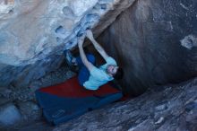 Bouldering in Hueco Tanks on 01/27/2020 with Blue Lizard Climbing and Yoga

Filename: SRM_20200127_1047060.jpg
Aperture: f/4.0
Shutter Speed: 1/250
Body: Canon EOS-1D Mark II
Lens: Canon EF 16-35mm f/2.8 L