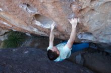 Bouldering in Hueco Tanks on 01/27/2020 with Blue Lizard Climbing and Yoga

Filename: SRM_20200127_1052560.jpg
Aperture: f/5.0
Shutter Speed: 1/250
Body: Canon EOS-1D Mark II
Lens: Canon EF 16-35mm f/2.8 L