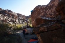 Bouldering in Hueco Tanks on 01/29/2020 with Blue Lizard Climbing and Yoga

Filename: SRM_20200129_1125360.jpg
Aperture: f/8.0
Shutter Speed: 1/250
Body: Canon EOS-1D Mark II
Lens: Canon EF 16-35mm f/2.8 L