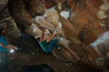 Bouldering in Hueco Tanks on 01/29/2020 with Blue Lizard Climbing and Yoga

Filename: SRM_20200129_1607350.jpg
Aperture: f/8.0
Shutter Speed: 1/250
Body: Canon EOS-1D Mark II
Lens: Canon EF 16-35mm f/2.8 L