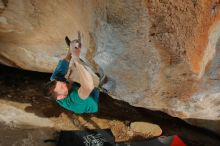 Bouldering in Hueco Tanks on 01/29/2020 with Blue Lizard Climbing and Yoga

Filename: SRM_20200129_1648260.jpg
Aperture: f/8.0
Shutter Speed: 1/250
Body: Canon EOS-1D Mark II
Lens: Canon EF 16-35mm f/2.8 L