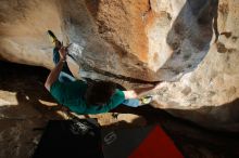 Bouldering in Hueco Tanks on 01/29/2020 with Blue Lizard Climbing and Yoga

Filename: SRM_20200129_1655530.jpg
Aperture: f/8.0
Shutter Speed: 1/250
Body: Canon EOS-1D Mark II
Lens: Canon EF 16-35mm f/2.8 L