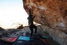 Bouldering in Hueco Tanks on 02/01/2020 with Blue Lizard Climbing and Yoga

Filename: SRM_20200201_1047080.jpg
Aperture: f/7.1
Shutter Speed: 1/250
Body: Canon EOS-1D Mark II
Lens: Canon EF 16-35mm f/2.8 L