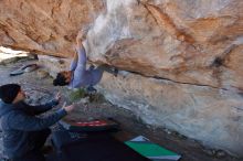 Bouldering in Hueco Tanks on 02/01/2020 with Blue Lizard Climbing and Yoga

Filename: SRM_20200201_1206490.jpg
Aperture: f/5.0
Shutter Speed: 1/250
Body: Canon EOS-1D Mark II
Lens: Canon EF 16-35mm f/2.8 L