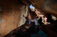 Bouldering in Hueco Tanks on 02/01/2020 with Blue Lizard Climbing and Yoga

Filename: SRM_20200201_1342430.jpg
Aperture: f/8.0
Shutter Speed: 1/250
Body: Canon EOS-1D Mark II
Lens: Canon EF 16-35mm f/2.8 L