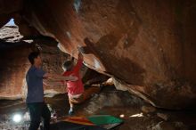 Bouldering in Hueco Tanks on 02/01/2020 with Blue Lizard Climbing and Yoga

Filename: SRM_20200201_1402490.jpg
Aperture: f/8.0
Shutter Speed: 1/250
Body: Canon EOS-1D Mark II
Lens: Canon EF 16-35mm f/2.8 L