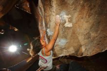 Bouldering in Hueco Tanks on 02/01/2020 with Blue Lizard Climbing and Yoga

Filename: SRM_20200201_1530570.jpg
Aperture: f/8.0
Shutter Speed: 1/250
Body: Canon EOS-1D Mark II
Lens: Canon EF 16-35mm f/2.8 L