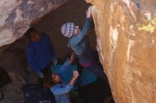 Bouldering in Hueco Tanks on 02/01/2020 with Blue Lizard Climbing and Yoga

Filename: SRM_20200201_1549420.jpg
Aperture: f/3.5
Shutter Speed: 1/320
Body: Canon EOS-1D Mark II
Lens: Canon EF 50mm f/1.8 II