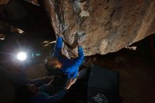 Bouldering in Hueco Tanks on 02/01/2020 with Blue Lizard Climbing and Yoga

Filename: SRM_20200201_1551550.jpg
Aperture: f/8.0
Shutter Speed: 1/250
Body: Canon EOS-1D Mark II
Lens: Canon EF 16-35mm f/2.8 L