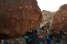 Bouldering in Hueco Tanks on 02/01/2020 with Blue Lizard Climbing and Yoga

Filename: SRM_20200201_1834560.jpg
Aperture: f/5.0
Shutter Speed: 1/250
Body: Canon EOS-1D Mark II
Lens: Canon EF 16-35mm f/2.8 L