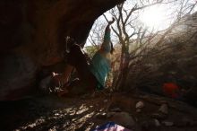 Bouldering in Hueco Tanks on 02/08/2020 with Blue Lizard Climbing and Yoga

Filename: SRM_20200208_1634470.jpg
Aperture: f/10.0
Shutter Speed: 1/250
Body: Canon EOS-1D Mark II
Lens: Canon EF 16-35mm f/2.8 L