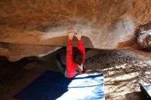 Bouldering in Hueco Tanks on 02/08/2020 with Blue Lizard Climbing and Yoga

Filename: SRM_20200208_1637220.jpg
Aperture: f/3.5
Shutter Speed: 1/250
Body: Canon EOS-1D Mark II
Lens: Canon EF 16-35mm f/2.8 L