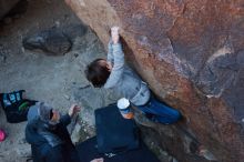 Bouldering in Hueco Tanks on 01/06/2020 with Blue Lizard Climbing and Yoga

Filename: SRM_20200106_1102250.jpg
Aperture: f/4.0
Shutter Speed: 1/250
Body: Canon EOS-1D Mark II
Lens: Canon EF 50mm f/1.8 II