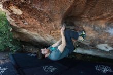 Bouldering in Hueco Tanks on 02/16/2020 with Blue Lizard Climbing and Yoga

Filename: SRM_20200216_1740350.jpg
Aperture: f/4.0
Shutter Speed: 1/250
Body: Canon EOS-1D Mark II
Lens: Canon EF 16-35mm f/2.8 L