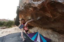 Bouldering in Hueco Tanks on 02/17/2020 with Blue Lizard Climbing and Yoga

Filename: SRM_20200217_1514480.jpg
Aperture: f/5.0
Shutter Speed: 1/320
Body: Canon EOS-1D Mark II
Lens: Canon EF 16-35mm f/2.8 L