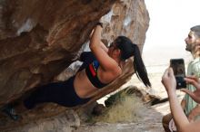 Bouldering in Hueco Tanks on 02/17/2020 with Blue Lizard Climbing and Yoga

Filename: SRM_20200217_1526400.jpg
Aperture: f/5.0
Shutter Speed: 1/400
Body: Canon EOS-1D Mark II
Lens: Canon EF 50mm f/1.8 II