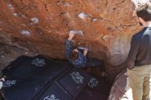 Bouldering in Hueco Tanks on 02/25/2020 with Blue Lizard Climbing and Yoga

Filename: SRM_20200225_1350330.jpg
Aperture: f/3.2
Shutter Speed: 1/250
Body: Canon EOS-1D Mark II
Lens: Canon EF 16-35mm f/2.8 L