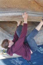 Bouldering in Hueco Tanks on 02/25/2020 with Blue Lizard Climbing and Yoga

Filename: SRM_20200225_1624460.jpg
Aperture: f/3.2
Shutter Speed: 1/320
Body: Canon EOS-1D Mark II
Lens: Canon EF 50mm f/1.8 II