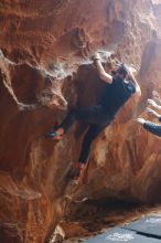 Bouldering in Hueco Tanks on 02/29/2020 with Blue Lizard Climbing and Yoga

Filename: SRM_20200229_1426300.jpg
Aperture: f/2.5
Shutter Speed: 1/250
Body: Canon EOS-1D Mark II
Lens: Canon EF 50mm f/1.8 II