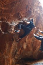 Bouldering in Hueco Tanks on 02/29/2020 with Blue Lizard Climbing and Yoga

Filename: SRM_20200229_1426350.jpg
Aperture: f/2.8
Shutter Speed: 1/250
Body: Canon EOS-1D Mark II
Lens: Canon EF 50mm f/1.8 II