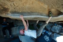 Bouldering in Hueco Tanks on 03/07/2020 with Blue Lizard Climbing and Yoga

Filename: SRM_20200307_1112460.jpg
Aperture: f/4.0
Shutter Speed: 1/200
Body: Canon EOS-1D Mark II
Lens: Canon EF 16-35mm f/2.8 L