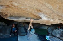 Bouldering in Hueco Tanks on 03/07/2020 with Blue Lizard Climbing and Yoga

Filename: SRM_20200307_1143350.jpg
Aperture: f/5.6
Shutter Speed: 1/250
Body: Canon EOS-1D Mark II
Lens: Canon EF 16-35mm f/2.8 L