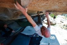 Bouldering in Hueco Tanks on 03/07/2020 with Blue Lizard Climbing and Yoga

Filename: SRM_20200307_1151380.jpg
Aperture: f/5.6
Shutter Speed: 1/500
Body: Canon EOS-1D Mark II
Lens: Canon EF 16-35mm f/2.8 L