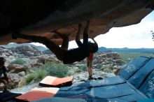 Bouldering in Hueco Tanks on 03/07/2020 with Blue Lizard Climbing and Yoga

Filename: SRM_20200307_1239130.jpg
Aperture: f/5.6
Shutter Speed: 1/500
Body: Canon EOS-1D Mark II
Lens: Canon EF 16-35mm f/2.8 L