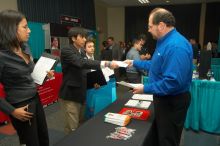 The Asian Business Students Association (ABSA) and the Hispanic Business Student Association (HBSA) hosted the career fair in the San Jacinto Residence Hall, Tuesday, February 6, 2007.

Filename: SRM_20070206_1833262.jpg
Aperture: f/7.1
Shutter Speed: 1/125
Body: Canon EOS-1D Mark II
Lens: Sigma 15-30mm f/3.5-4.5 EX Aspherical DG DF