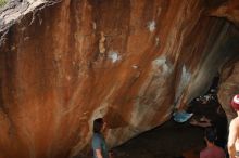 Bouldering in Hueco Tanks on 03/16/2020 with Blue Lizard Climbing and Yoga

Filename: SRM_20200316_1509010.jpg
Aperture: f/8.0
Shutter Speed: 1/250
Body: Canon EOS-1D Mark II
Lens: Canon EF 16-35mm f/2.8 L