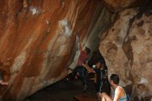 Bouldering in Hueco Tanks on 03/16/2020 with Blue Lizard Climbing and Yoga

Filename: SRM_20200316_1531030.jpg
Aperture: f/8.0
Shutter Speed: 1/250
Body: Canon EOS-1D Mark II
Lens: Canon EF 16-35mm f/2.8 L