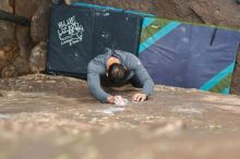 Bouldering in Hueco Tanks on 03/15/2020 with Blue Lizard Climbing and Yoga

Filename: SRM_20200315_1109370.jpg
Aperture: f/2.8
Shutter Speed: 1/320
Body: Canon EOS-1D Mark II
Lens: Canon EF 50mm f/1.8 II