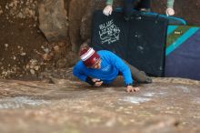 Bouldering in Hueco Tanks on 03/15/2020 with Blue Lizard Climbing and Yoga

Filename: SRM_20200315_1113550.jpg
Aperture: f/3.2
Shutter Speed: 1/320
Body: Canon EOS-1D Mark II
Lens: Canon EF 50mm f/1.8 II