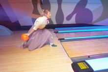 Amanda Young bowling. Alpha Xi Delta held a sock hop themed date night at the Austin 300 bowling alley, Thursday night, March 29, 2007.
Filename: SRM_20070329_2127022.jpg
Aperture: f/8.0
Shutter Speed: 1/1
Body: Canon EOS-1D Mark II
Lens: Sigma 15-30mm f/3.5-4.5 EX Aspherical DG DF