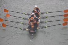 The Longhorns first varsity eight of coxswain Mary Cait McPherson, stroke Luise Fleischhauer, Callie Mattrisch, Jen Vander Maarel, Kellie Lunday, Jelena Zunic, Emilie Sallee, Alex Janss and Nancy Arrington placed first with a time of 28:09.00.  The women's rowing team competed in the 2008 Fighting Nutria on Saturday, February 16, 2008.

Filename: SRM_20080216_0827085.jpg
Aperture: f/4.0
Shutter Speed: 1/800
Body: Canon EOS-1D Mark II
Lens: Canon EF 300mm f/2.8 L IS