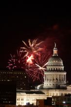 Austin Independence Day fireworks with the Capitol building, as viewed from atop the Manor Garage at The University of Texas at Austin. The fireworks were launched from Auditorium Shores, downtown Austin, Friday, July 4, 2008.
Filename: SRM_20080704_2148463.jpg
Aperture: f/11.0
Shutter Speed: 2/1
Body: Canon EOS 20D
Lens: Canon EF 80-200mm f/2.8 L