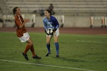 UT senior Dianna Pfenninger (#8, Goalkeeper) scoops up the ball.  The University of Texas women's soccer team tied 0-0 against the Texas A&M Aggies Friday night, September 27, 2008.

Filename: SRM_20080926_2014445.jpg
Aperture: f/2.8
Shutter Speed: 1/640
Body: Canon EOS-1D Mark II
Lens: Canon EF 300mm f/2.8 L IS