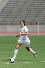 UT sophomore Alisha Ortiz (#12, Forward) in the second half.  The University of Texas women's soccer team won 2-1 against the Iowa State Cyclones Sunday afternoon, October 5, 2008.

Filename: SRM_20081005_13424464.jpg
Aperture: f/5.6
Shutter Speed: 1/2500
Body: Canon EOS-1D Mark II
Lens: Canon EF 300mm f/2.8 L IS