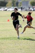 The Cheetahs (chemical engineering team) lost in the Fall 2008 UT flag football intramural championship game on November 9, 2008.

Filename: SRM_20081109_15223264.jpg
Aperture: f/4.0
Shutter Speed: 1/2000
Body: Canon EOS-1D Mark II
Lens: Canon EF 300mm f/2.8 L IS