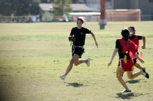 The Cheetahs (chemical engineering team) lost in the Fall 2008 UT flag football intramural championship game on November 9, 2008.

Filename: SRM_20081109_15475441.jpg
Aperture: f/4.0
Shutter Speed: 1/2000
Body: Canon EOS-1D Mark II
Lens: Canon EF 300mm f/2.8 L IS