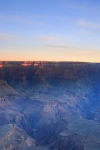 First sunrise of the new year at the south rim of the Grand Canyon, Thursday January 1, 2009. The temperature was as low as 15 F the night before with a foot and a half of snow on the ground. Luckily sunrise wasn't until 7:40.
Filename: SRM_20090101_07423111.JPG
Aperture: f/16.0
Shutter Speed: 4/1
Body: Canon EOS-1D Mark II
Lens: Canon EF 16-35mm f/2.8 L