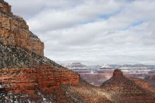 Hike up the Bright Angel trail from Indian Gardens campground, while backpacking the Grand Canyon, on Sunday, January 4, 2009.
Filename: SRM_20090104_11572840.JPG
Aperture: f/16.0
Shutter Speed: 1/50
Body: Canon EOS-1D Mark II
Lens: Canon EF 16-35mm f/2.8 L