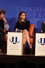 Blake Mycoskie (L), founder of TOMS shoes, and Natalie Portman (R) at the first plenary session of the CGIU meeting. Day one of the 2nd Annual Clinton Global Initiative University (CGIU) meeting was held at The University of Texas at Austin, Friday, February 13, 2009.
Filename: SRM_20090213_17431965.jpg
Aperture: f/4.0
Shutter Speed: 1/250
Body: Canon EOS 20D
Lens: Canon EF 300mm f/2.8 L IS